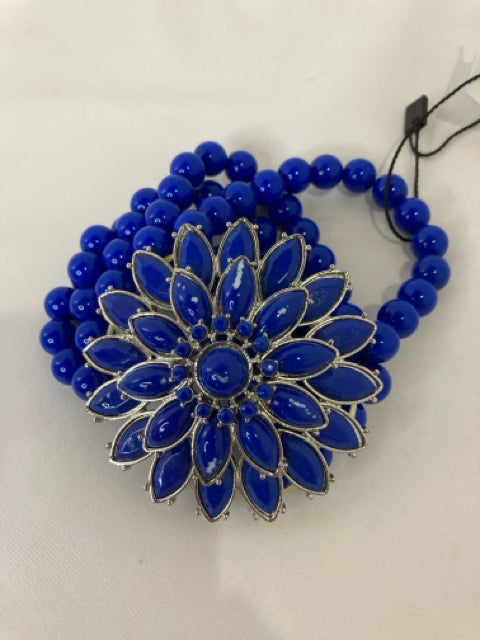 Beads Blue Flower Bracelet
