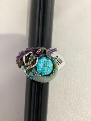 Kirk's Folly Aqua/Amber Mermaid Ring