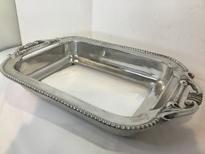 Mariposa Silver Aluminum Handles Casserole