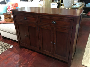 Mission Wood Doors & Drawers Cherry Buffet/Sideboard