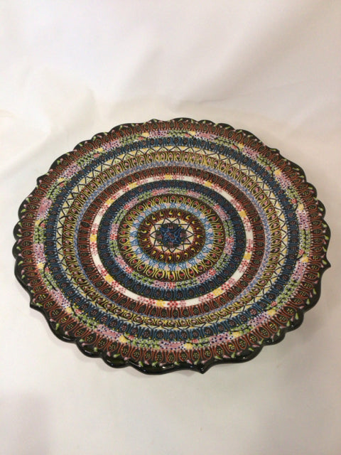 Handmade Multi Stoneware Plate