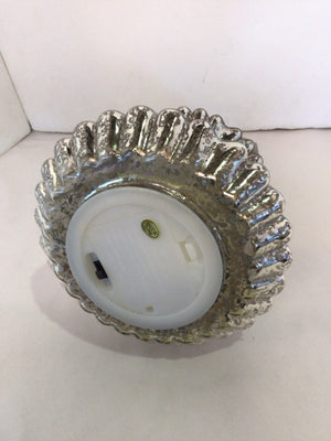 Christmas Silver Mercury Glass Tree Battery Holiday Item