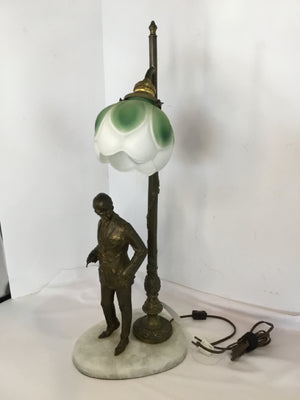 Bronze Man Tulip Lamp