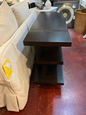 Wood Black TV Stand