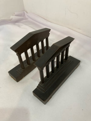 Black Iron Column Book Ends