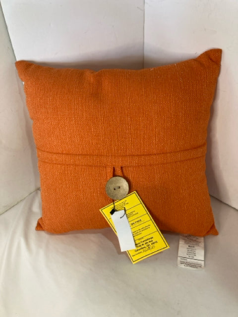 Orange Cotton Pillow