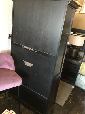 Wood Black Bookcase/Bookshelf