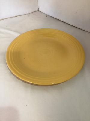 Fiesta Vintage Yellow Ceramic Plate