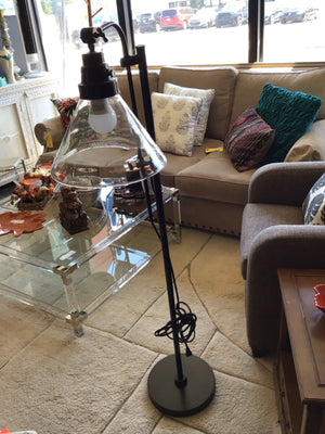 Floor Black Metal Lamp