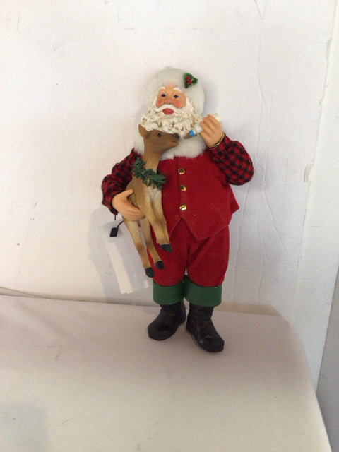 Clothtique Figurine Santa Holiday Item