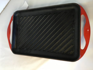 Le Creuset Cast Iron Black/Red Pan