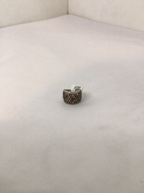Sterling Silver Multi-Color Ring
