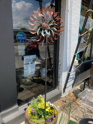 Metal Spinning Stakes Garden Decoration