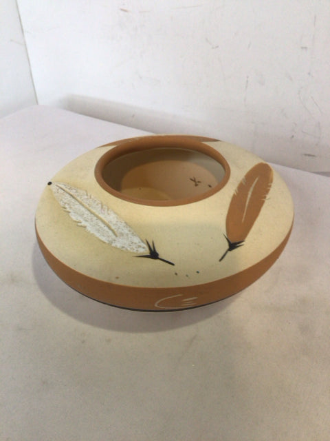 Southwestern Cream Ceramic Bowl