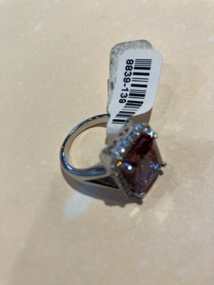 Purple Rhinestone Ring