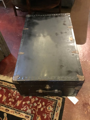 Vintage Metal Black Trunk