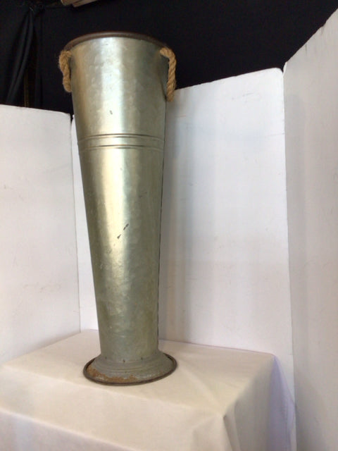 Galvanized Steel Vase