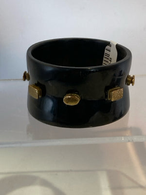 Brass Brown/Black Stud Bracelet