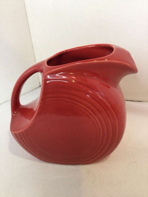 Fiesta Vintage Red Ceramic Pitcher