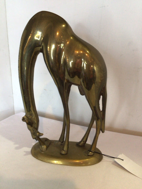 Brass Giraffe Statue