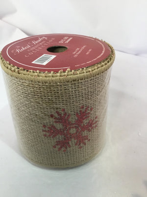 Ribbon Burlap Christmas Holiday Item