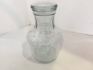 Juice Clear Glass Lidded Decanter