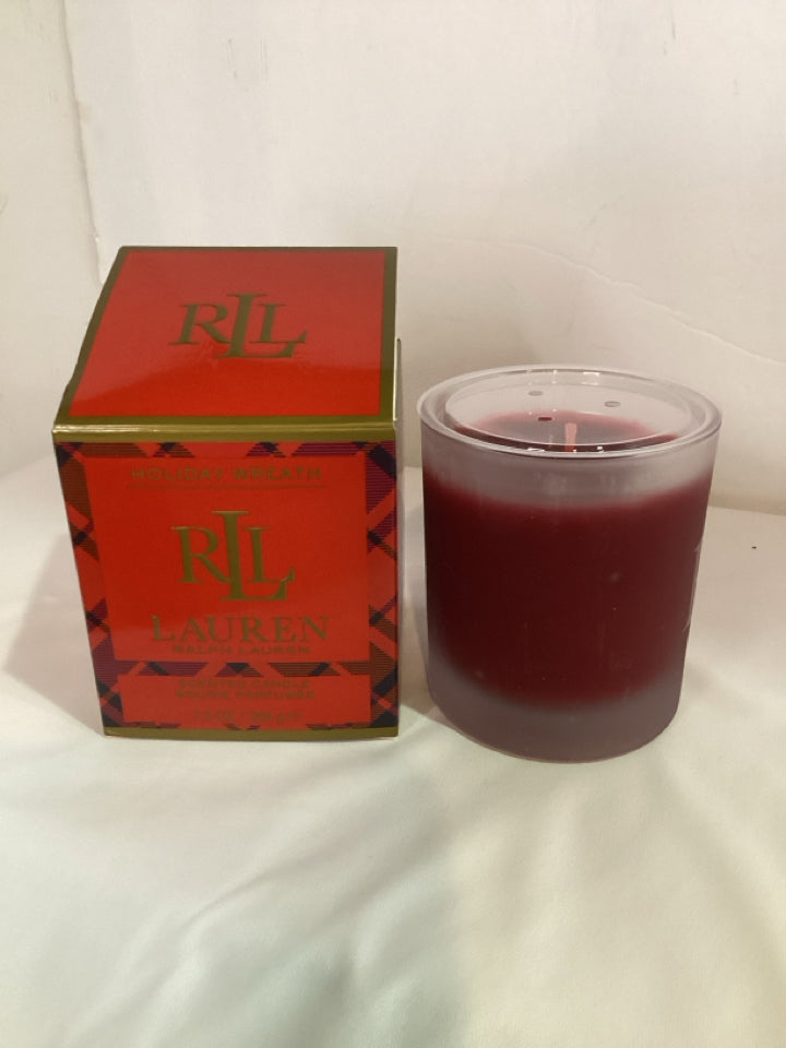 Ralph Lauren Candle Red Boxed Holiday Item