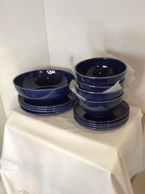 Blue Ceramic Dish Set