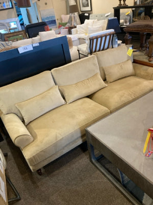 Maxwell Velvet W/Pillow Tan Sofa/Couch 268CXA9J