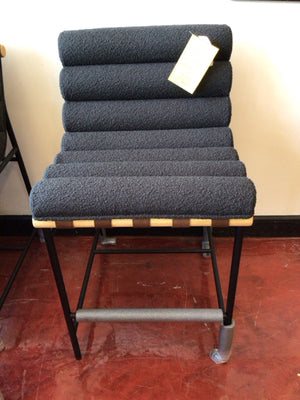 Denver Modern Vail Boucle Black Barstool/Bar Stool DJDSMHPR