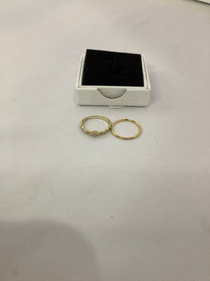 LB Jewelry Gold Set of 3 Ring