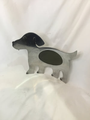 Silver Metal Dog Frame
