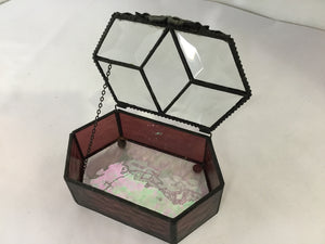 Leaded Glass Purple Box