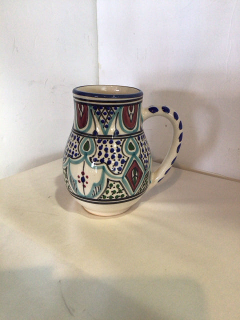 Polish Blue/White Pottery Mug