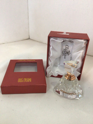 Oleg Cassini Perfume Crystal Bottle