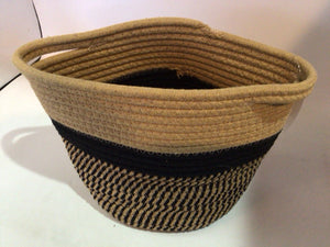 Tan/Black Rope Basket