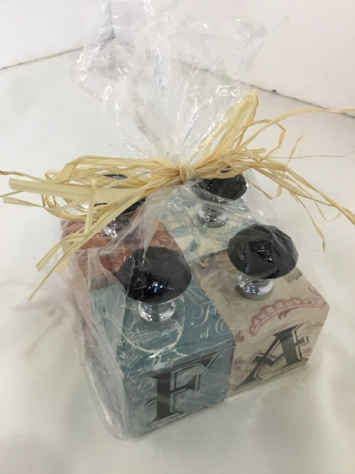 Autumn Neutral Fall Blocks Holiday Item