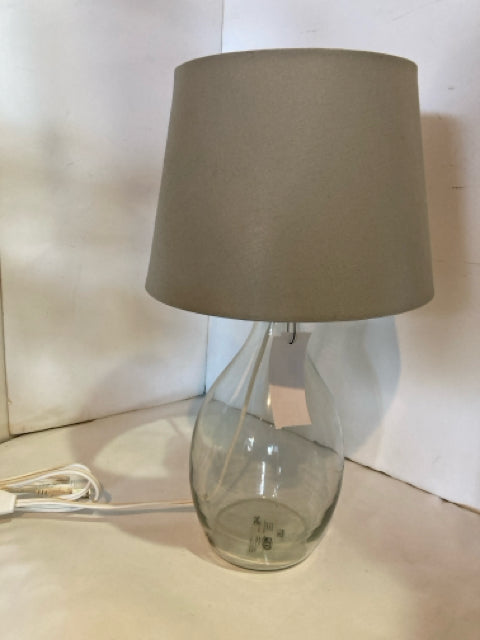 Clear Glass Lamp