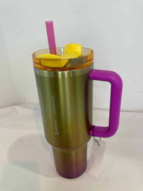 Stanley Yellow/Purple Stainless Steel Tumbler