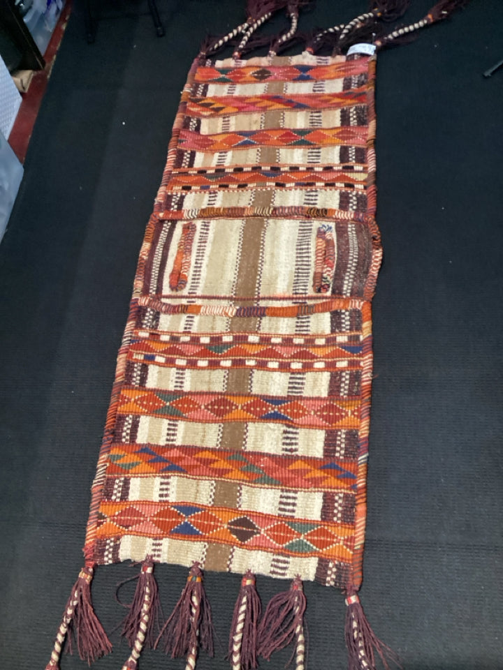 Kilim Tan/Orange Fringe Misc