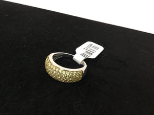 Orange Rhinestone Ring