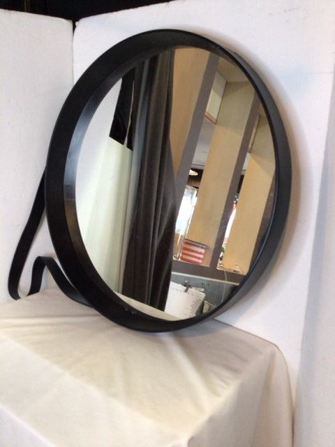 Michael Aram Black Round Mirror