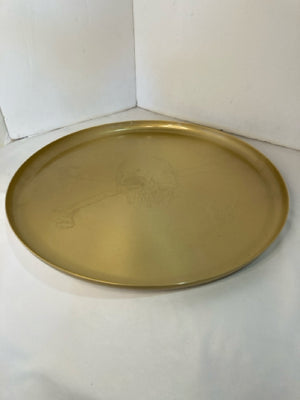 Threshold Halloween Gold Metal Skull Holiday Item