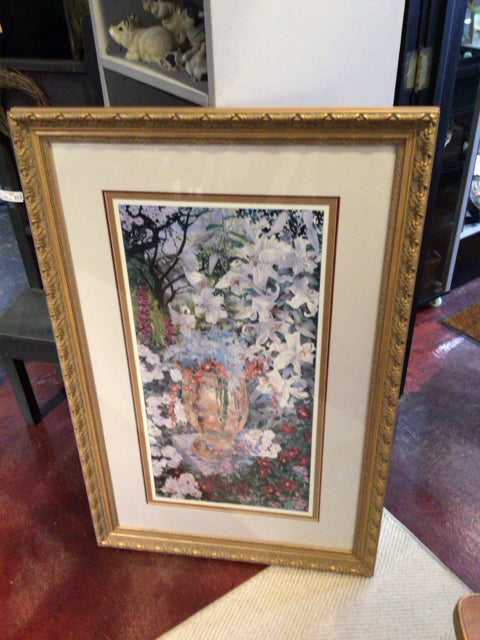 Impressionism Pastel Woman Framed Art