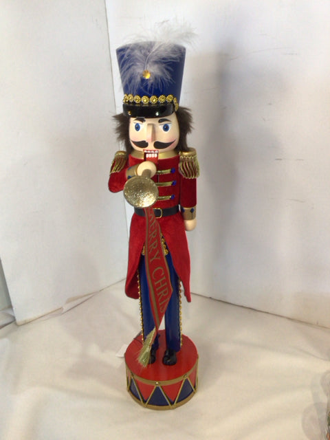 Christmas Red/Black Wood Nutcracker Holiday Item