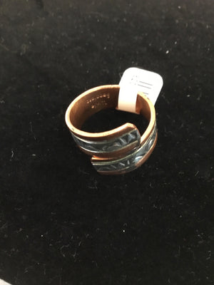 UNOde50 Copper/Silver Ring
