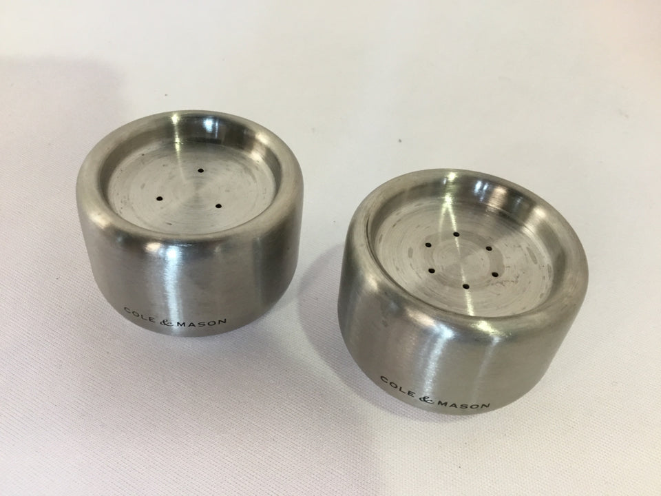Cole & Mason Pair Chrome Salt & Pepper