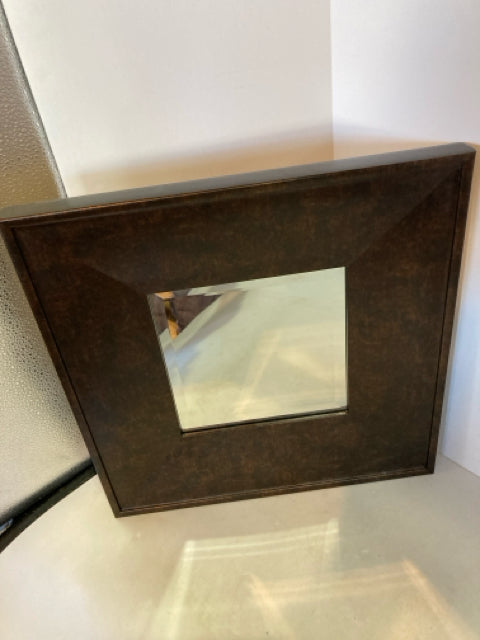 Accent Aged Copper Metal Beveled Mirror