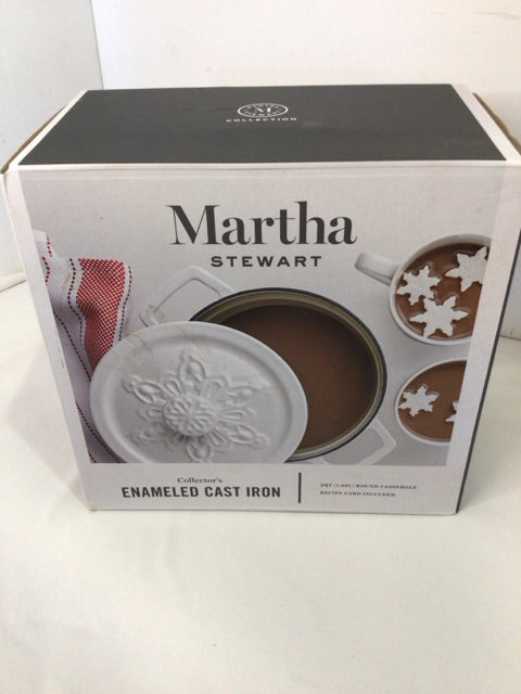 Martha Stewart White Cast Iron Snowflake Holiday Item