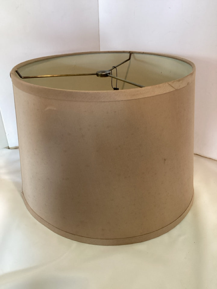Tan Barrel Lamp Shade